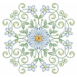 Rippled Flower Quilt 03(Lg) machine embroidery designs