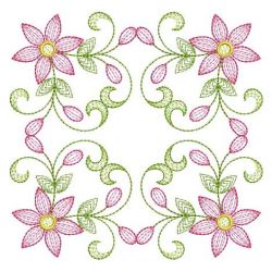 Rippled Flower Quilt 06(Sm) machine embroidery designs