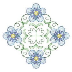 Rippled Flower Quilt 07(Lg) machine embroidery designs