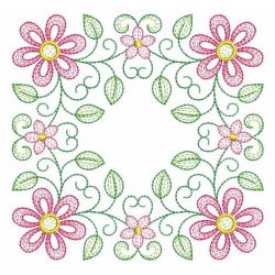 Rippled Flower Quilt 10(Md) machine embroidery designs