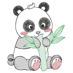 Cute Baby Panda 04(Lg) machine embroidery designs