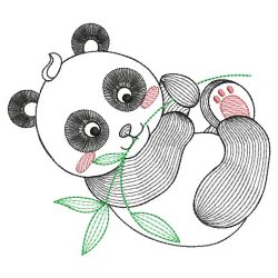 Cute Baby Panda 07(Sm) machine embroidery designs