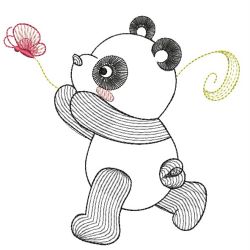 Cute Baby Panda 09(Md) machine embroidery designs
