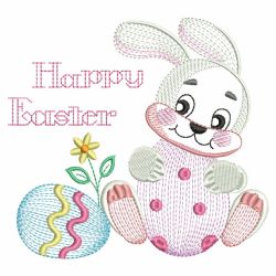 Rippled Happy Easter 04(Lg) machine embroidery designs