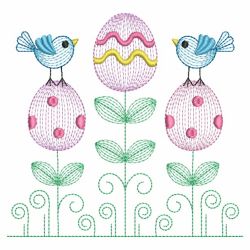 Rippled Happy Easter 05(Md) machine embroidery designs