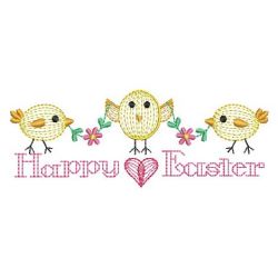 Rippled Happy Easter 08(Lg) machine embroidery designs