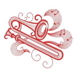 Redwork Musical Instruments 06(Sm)