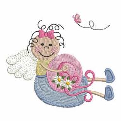 Monthly Country Angel 05 machine embroidery designs