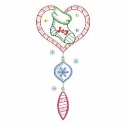 Rippled Christmas 07(Sm) machine embroidery designs