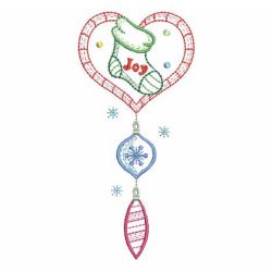 Rippled Christmas 07(Lg) machine embroidery designs