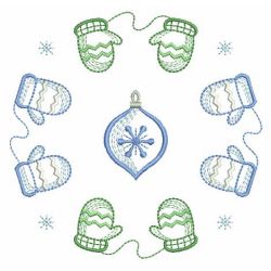 Rippled Christmas 14(Lg) machine embroidery designs