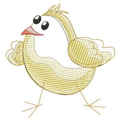 Cute Chick 02(Md) machine embroidery designs