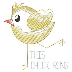 Cute Chick 03(Md) machine embroidery designs