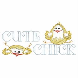 Cute Chick 08(Lg) machine embroidery designs
