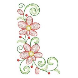 Rippled Flowers 04(Lg) machine embroidery designs