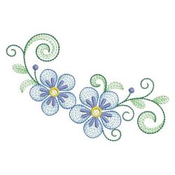 Rippled Flowers 06(Sm) machine embroidery designs