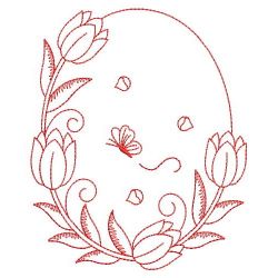 Redwork Tulips 11(Lg) machine embroidery designs