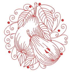 Redwork Fruits 02(Sm) machine embroidery designs