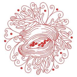 Redwork Fruits 06(Lg) machine embroidery designs