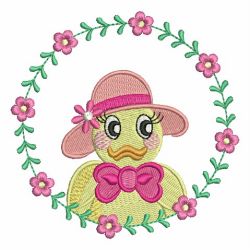 Spring Ducks 07 machine embroidery designs