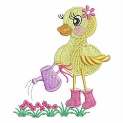 Spring Ducks 08 machine embroidery designs
