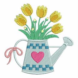 Spring Tulip 02 machine embroidery designs
