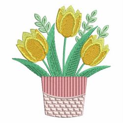 Spring Tulip 12 machine embroidery designs