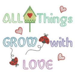 All Things Grow With Love 1 05(Sm) machine embroidery designs