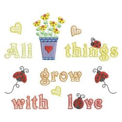 All Things Grow With Love 1 08(Sm) machine embroidery designs