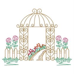 Vintage Garden 01(Md) machine embroidery designs