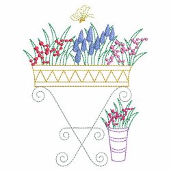 Vintage Garden 03(Lg) machine embroidery designs