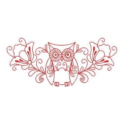 Redwork Heirloom Owls 10(Lg)