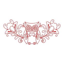 Redwork Heirloom Owls 10(Lg)