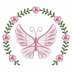 Rippled Butterfly 01(Lg) machine embroidery designs