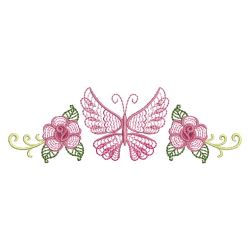 Rippled Butterfly 02(Md) machine embroidery designs
