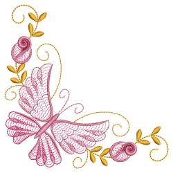 Rippled Butterfly 03(Sm) machine embroidery designs