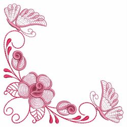 Rippled Butterfly 05(Lg) machine embroidery designs