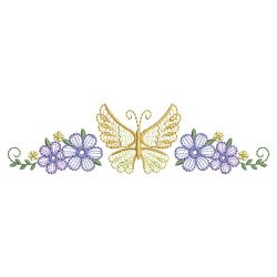 Rippled Butterfly 10(Md) machine embroidery designs