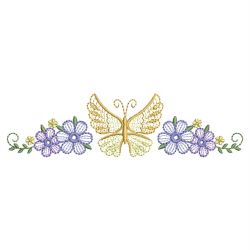Rippled Butterfly 10(Sm) machine embroidery designs