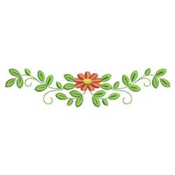 Flower Borders 1 03(Lg) machine embroidery designs