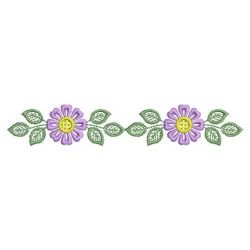 Flower Borders 1 06(Sm) machine embroidery designs