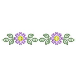 Flower Borders 1 06(Lg) machine embroidery designs