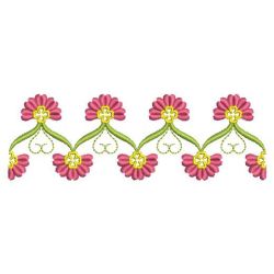 Flower Borders 1 09(Md) machine embroidery designs