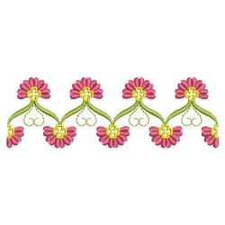 Flower Borders 1 09(Lg) machine embroidery designs