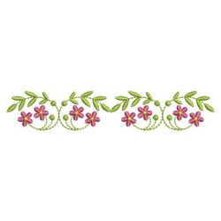 Flower Borders 1 11(Lg) machine embroidery designs