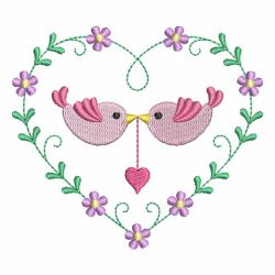 Love Birds 06 machine embroidery designs