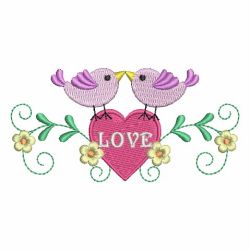 Love Birds 10 machine embroidery designs