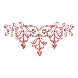 Redwork Fuchsia 03(Lg) machine embroidery designs