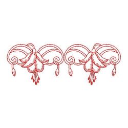 Redwork Fuchsia 05(Sm) machine embroidery designs