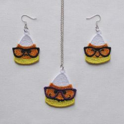 FSL Halloween Earrings And Pendant 02 machine embroidery designs